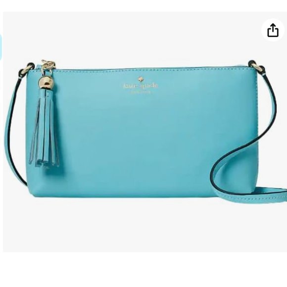 kate spade Ivy Street Amy Crossbody purse bag stone blue nwt - Picture 5 of 8